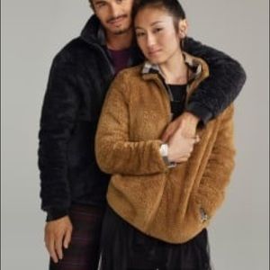 Brown Fleece Full Zip Jacket